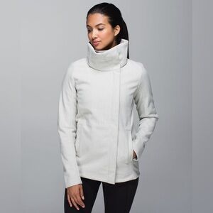 Lululemon Brisky Biker Jacket- High Neck Softshell Jacket- Size 6